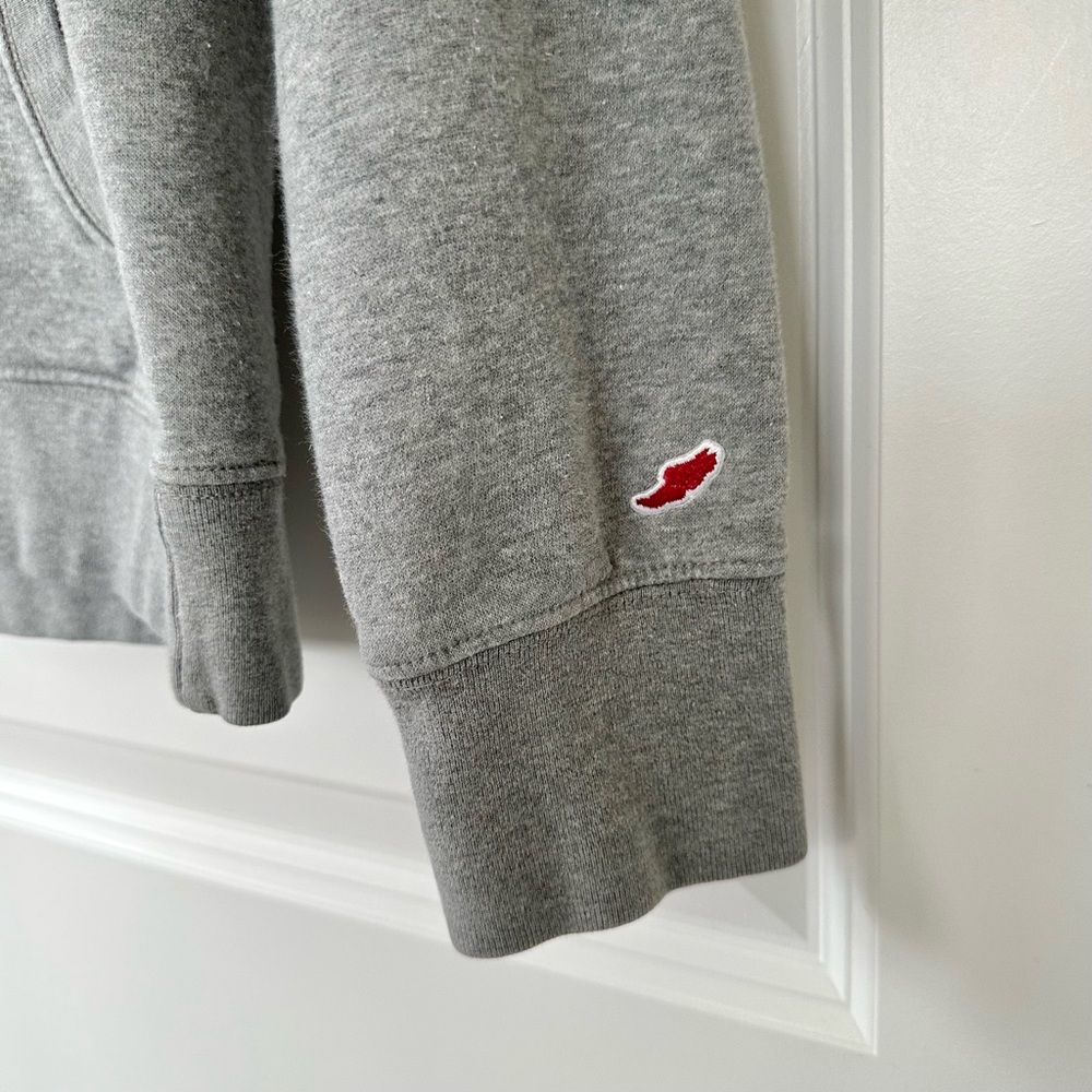 Gray Hooded Graphic Sweatshirt - Picture 6 of 10